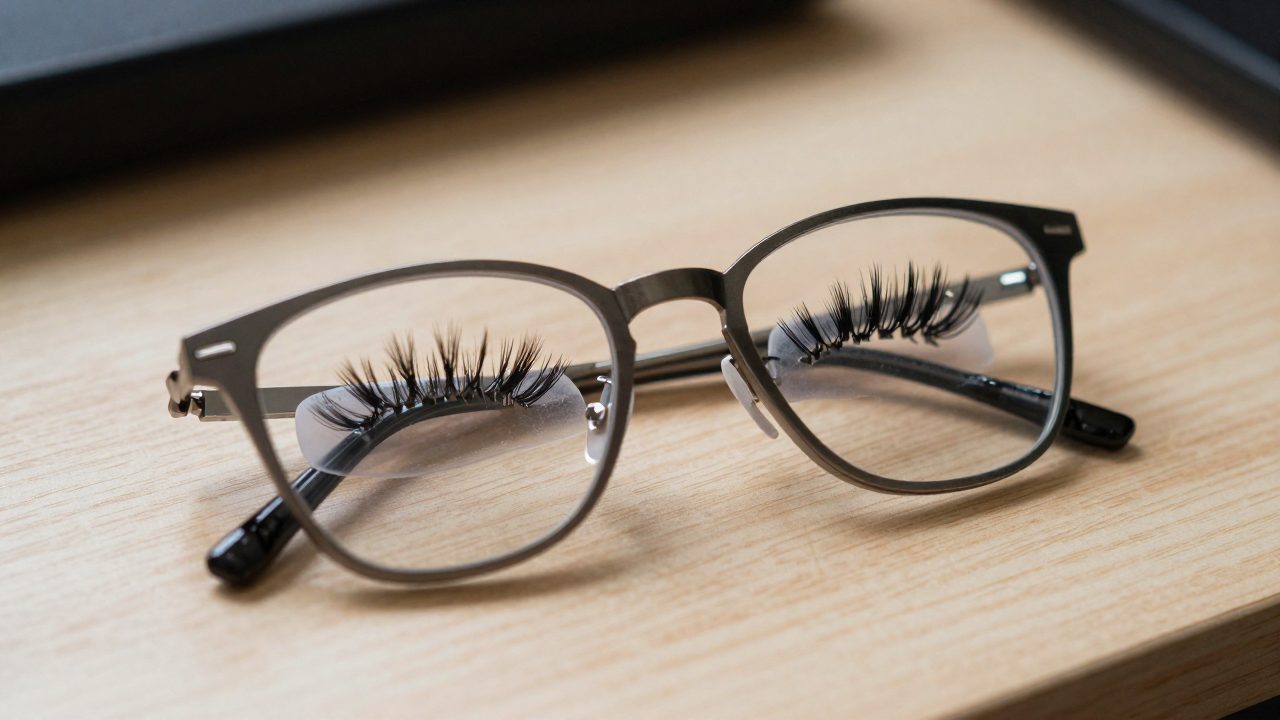 Illustration for eyelash extensions for glasses