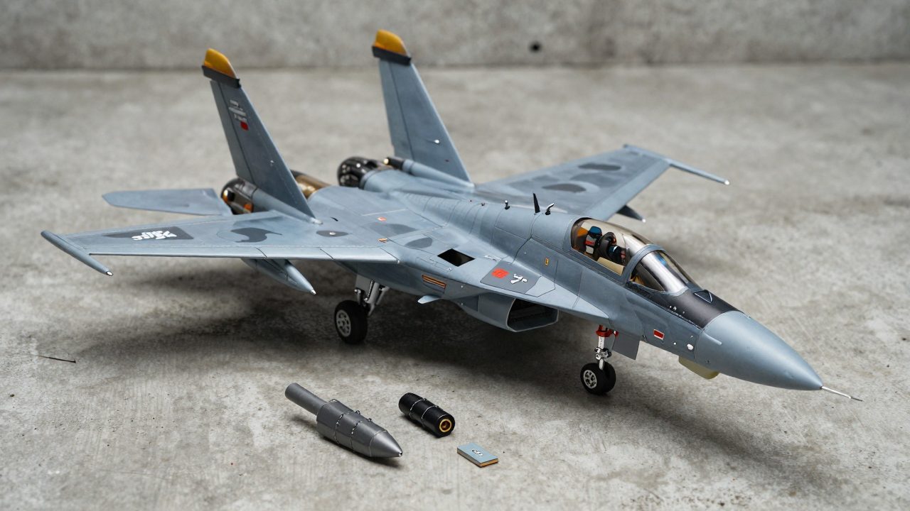 Illustration for f 14 model kit