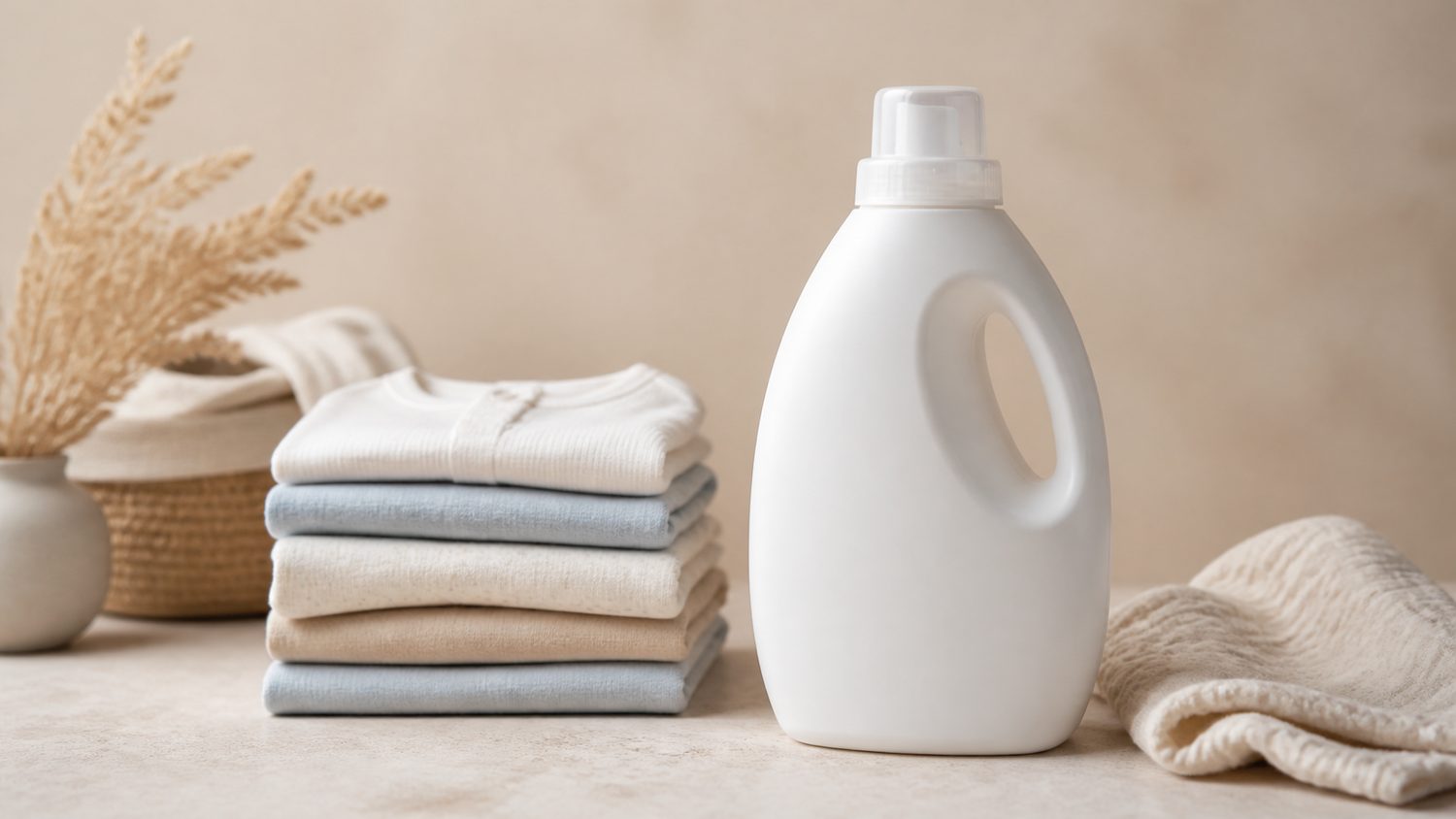 Illustration for fabric conditioner for babies