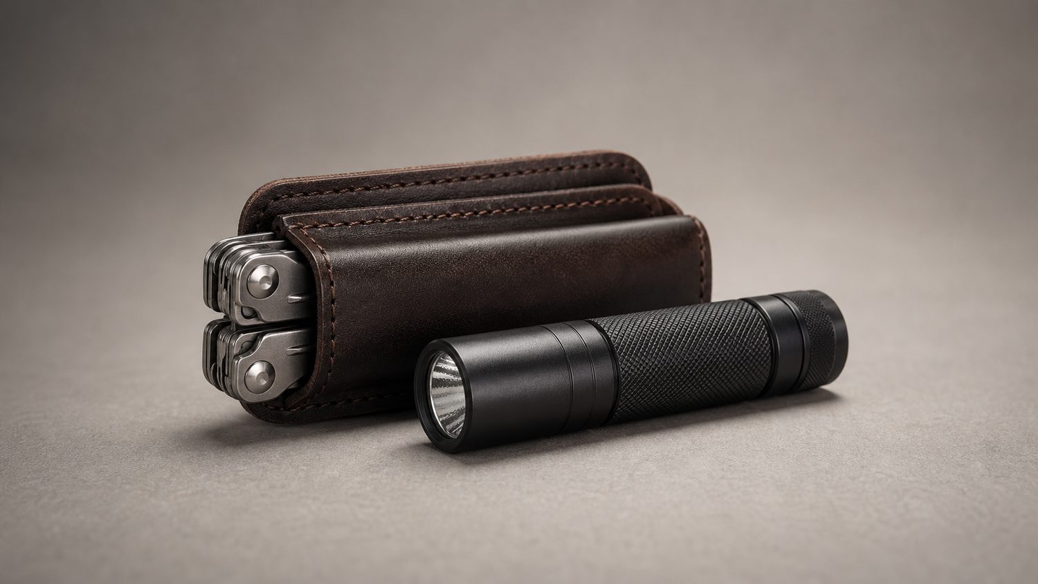 Illustration for flashlight for leatherman sheath