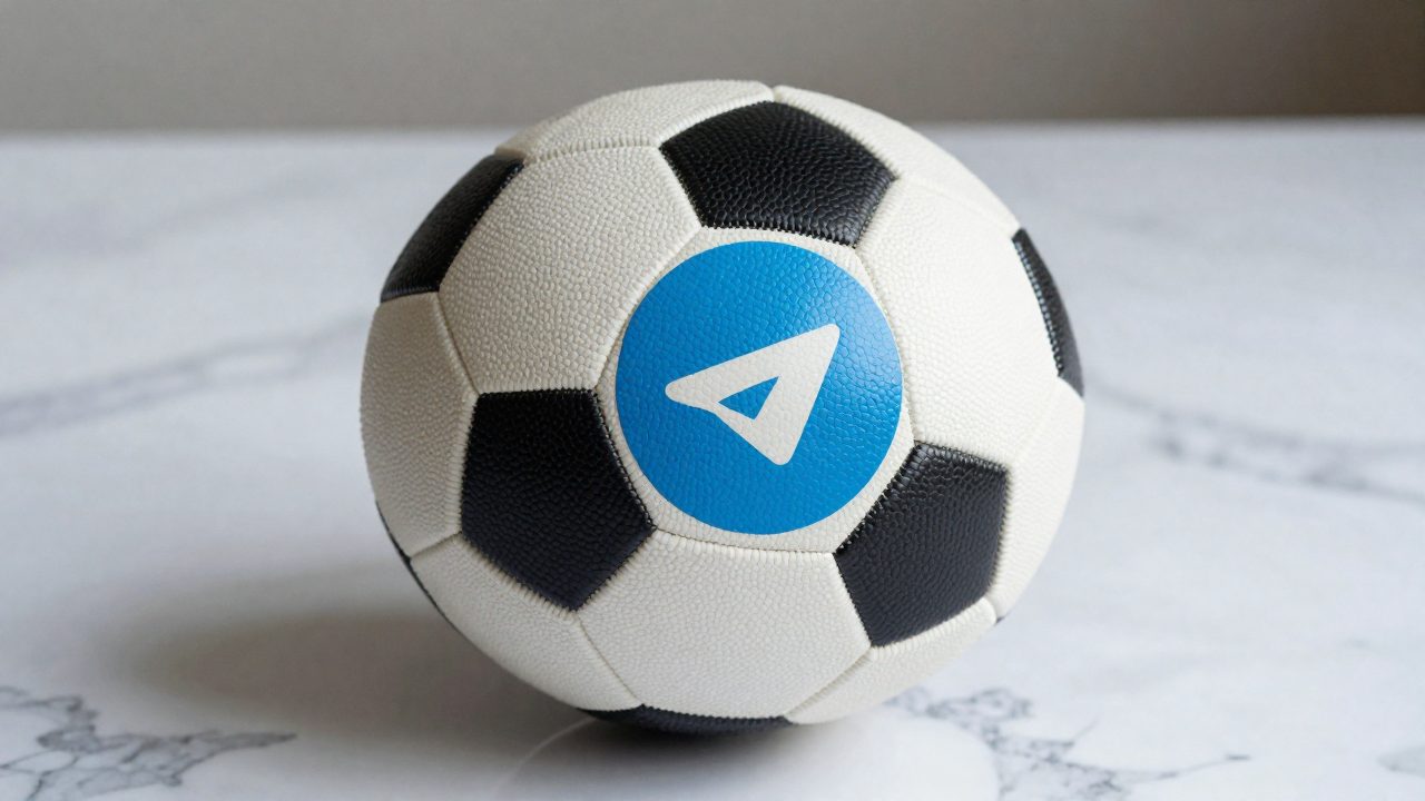 Illustration for football channel on telegram