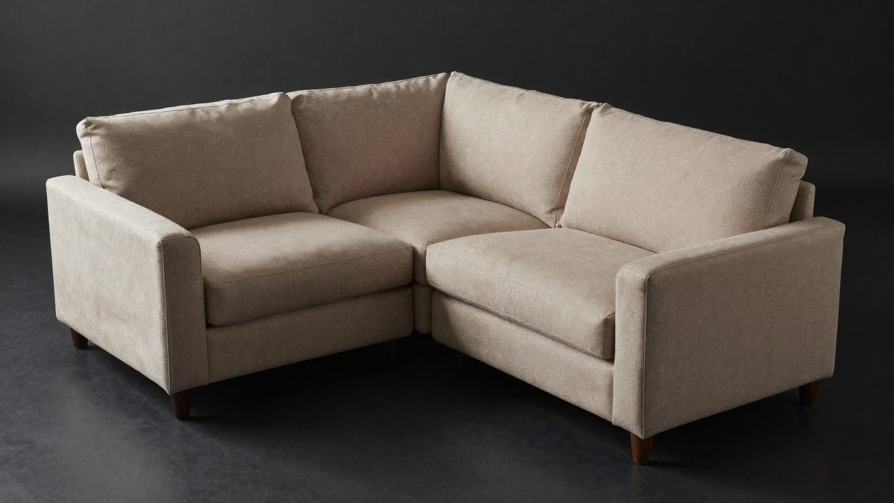 Illustration for friend 3 piece sectional