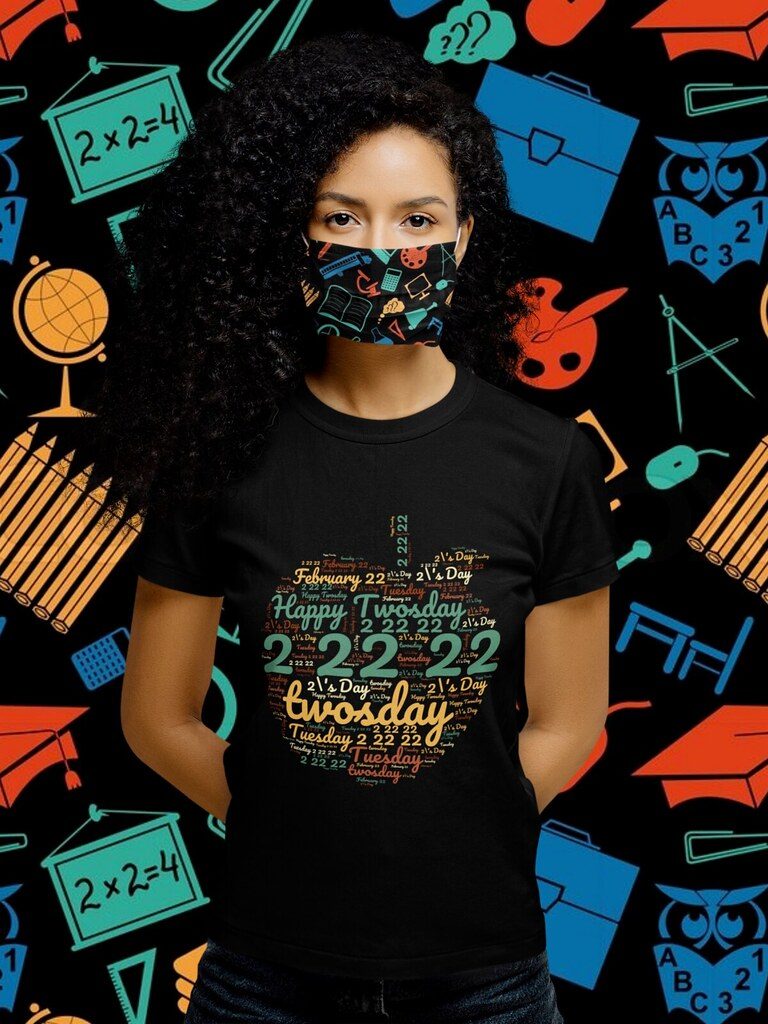 funny twosday teachers quote, twosday Happy Twosday 2 22 22 design T-Shirt