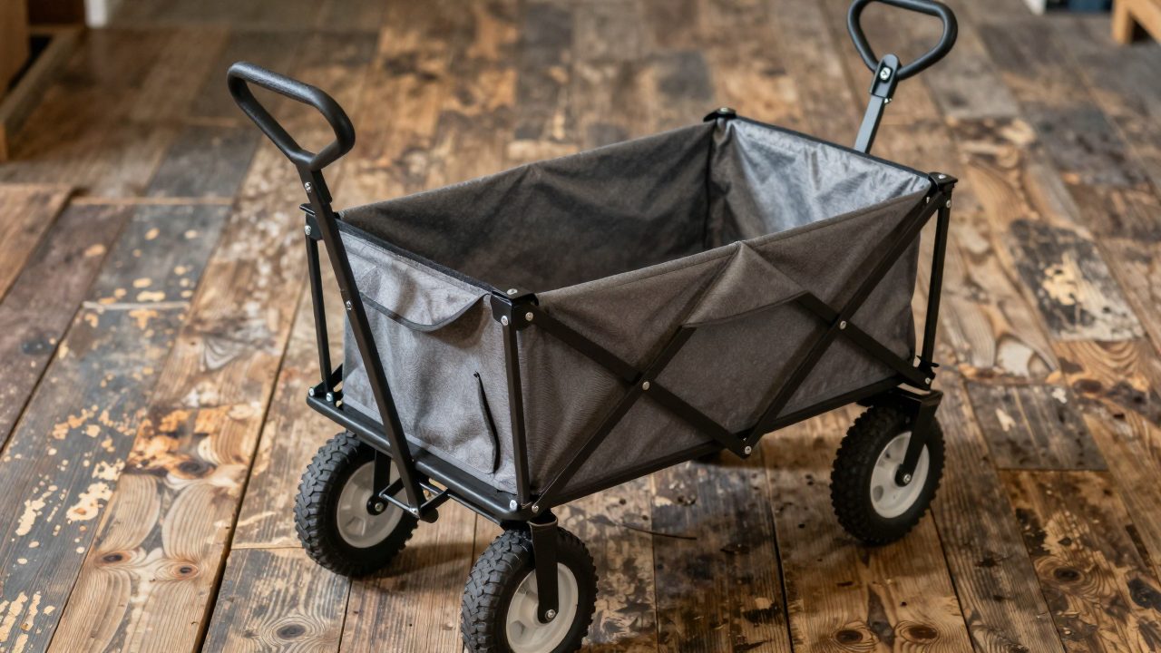 Illustration for garden cart with seat