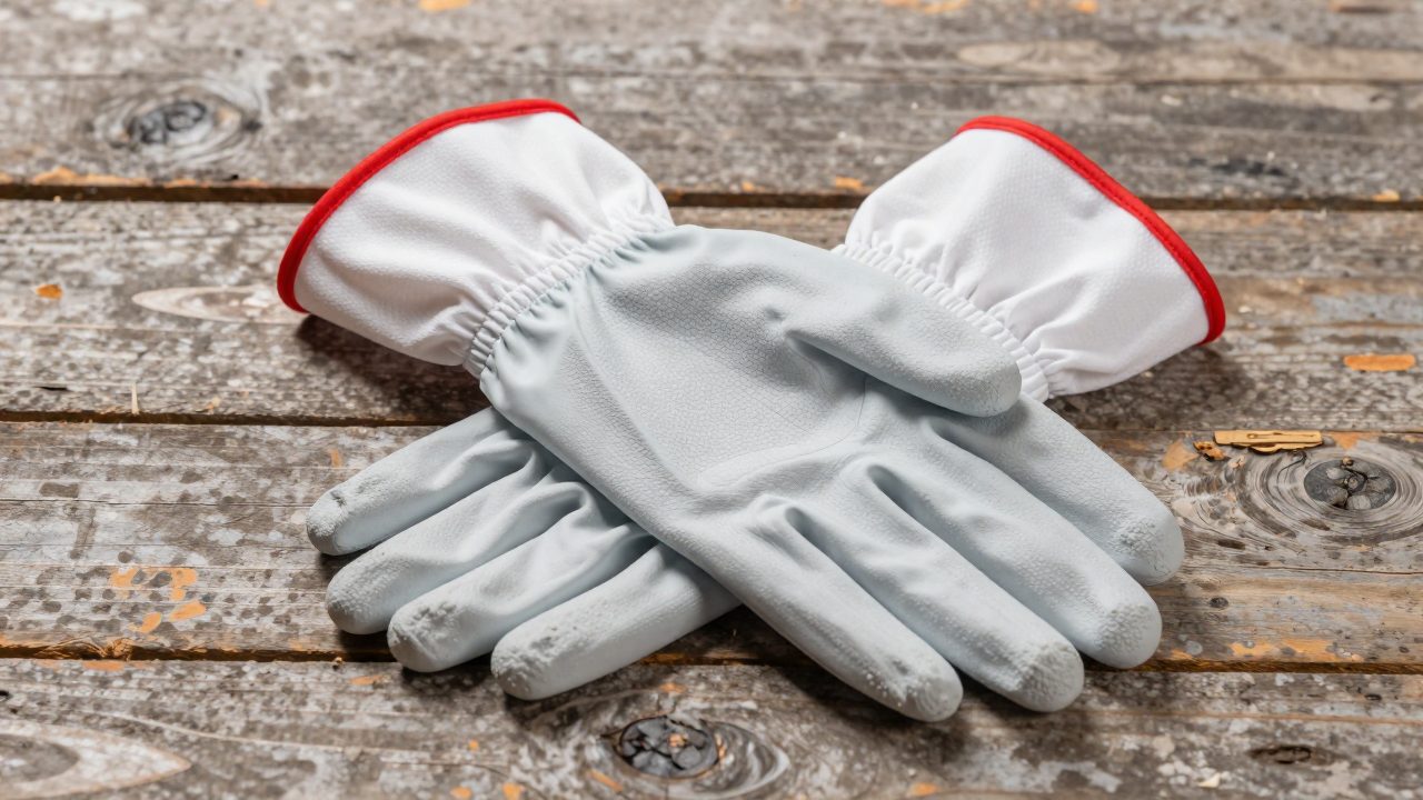 Illustration for gloves for package handlers