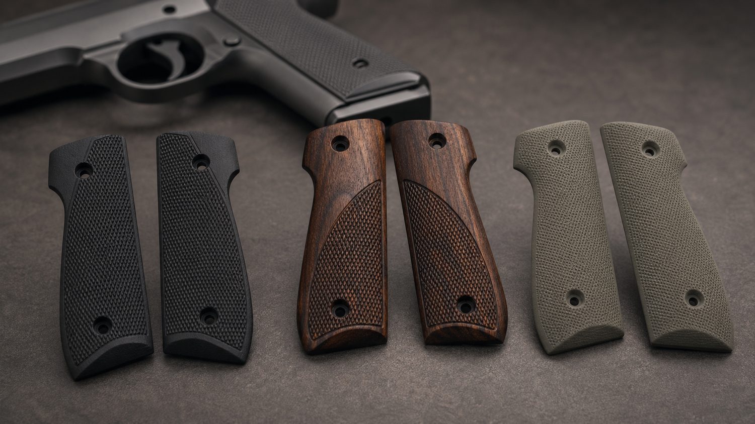 Illustration for grips for cz p01