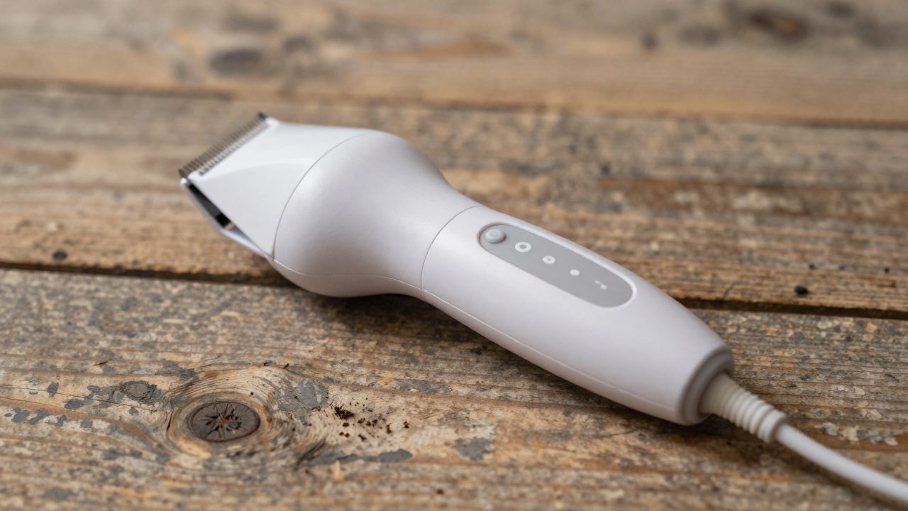 Illustration for hair trimmer for kids