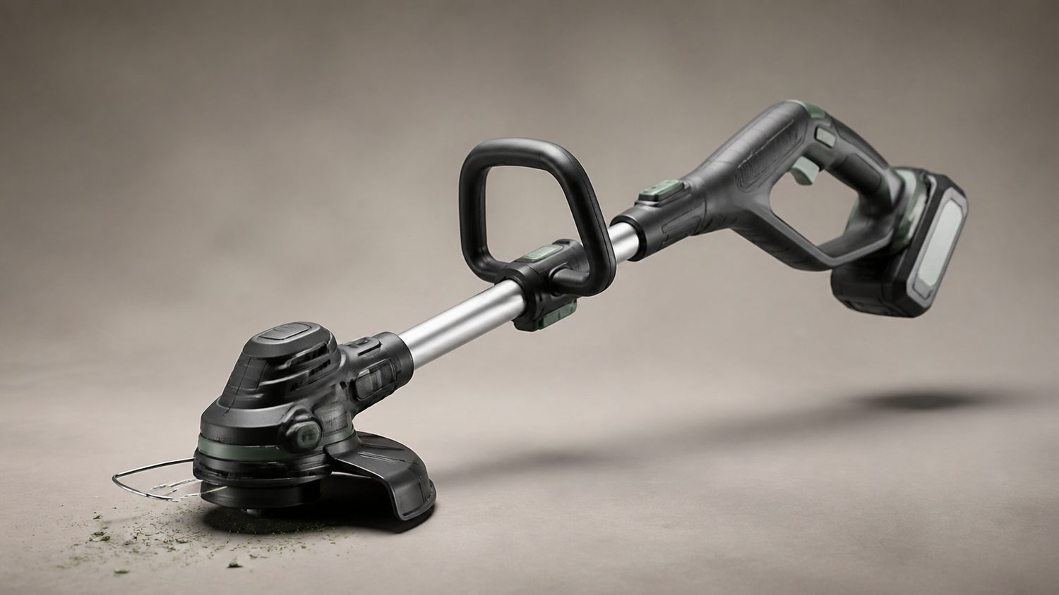 Illustration for hand held weed trimmer
