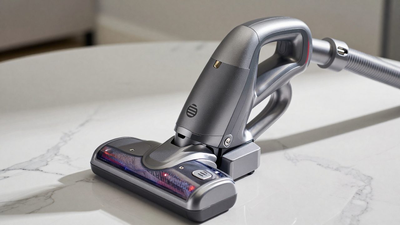 Illustration for handheld vacuum for dorm