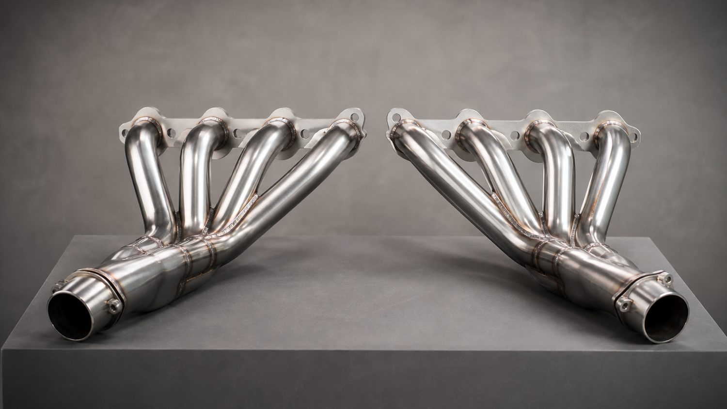 Illustration for headers for 55 chevy