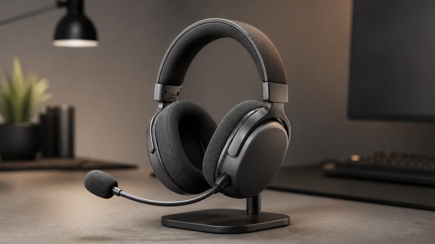 Illustration for headphones to hear footsteps