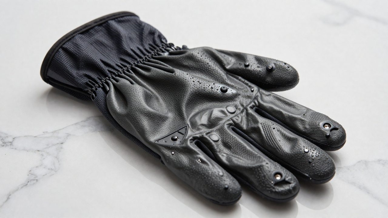 Illustration for heat resistant gloves for hair