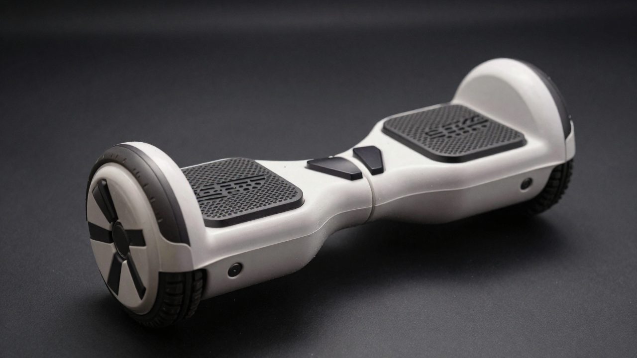 Illustration for hoverboard with bluetooth speakers