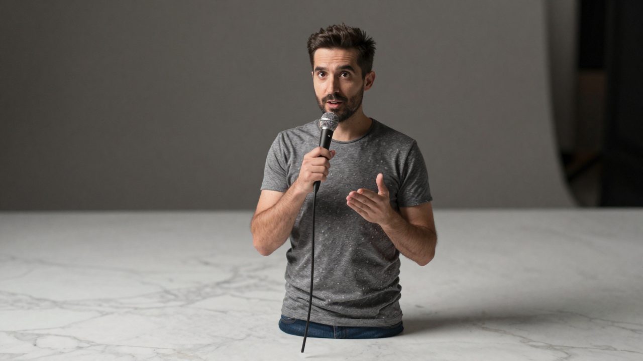 Illustration for italian stand up comedians