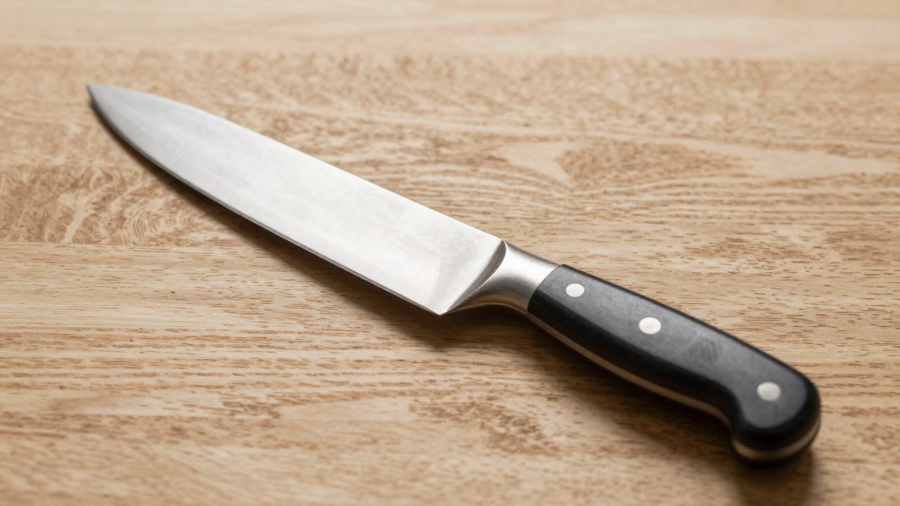 Illustration for knife to cut chicken