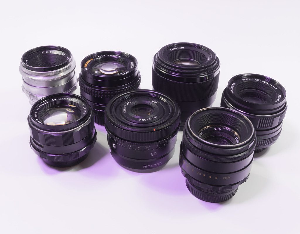 All of My 50(ish)mm Lenses -- Old and New