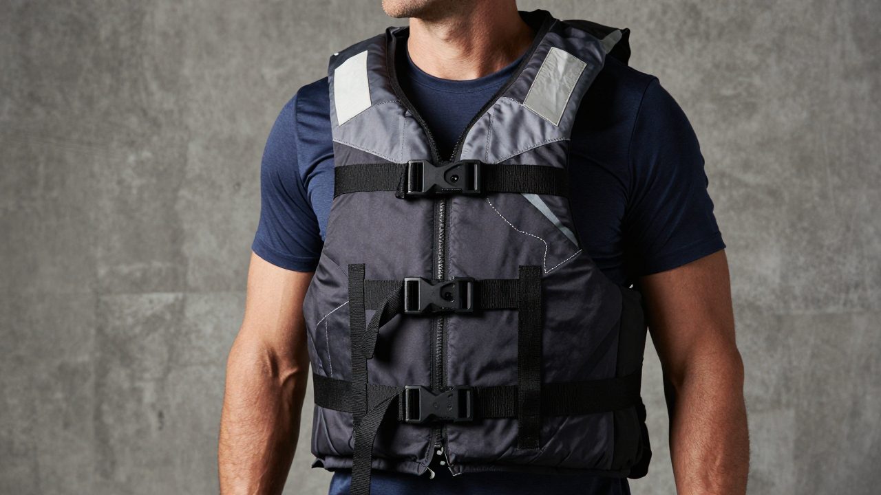 Illustration for life jacket for 300 lb man
