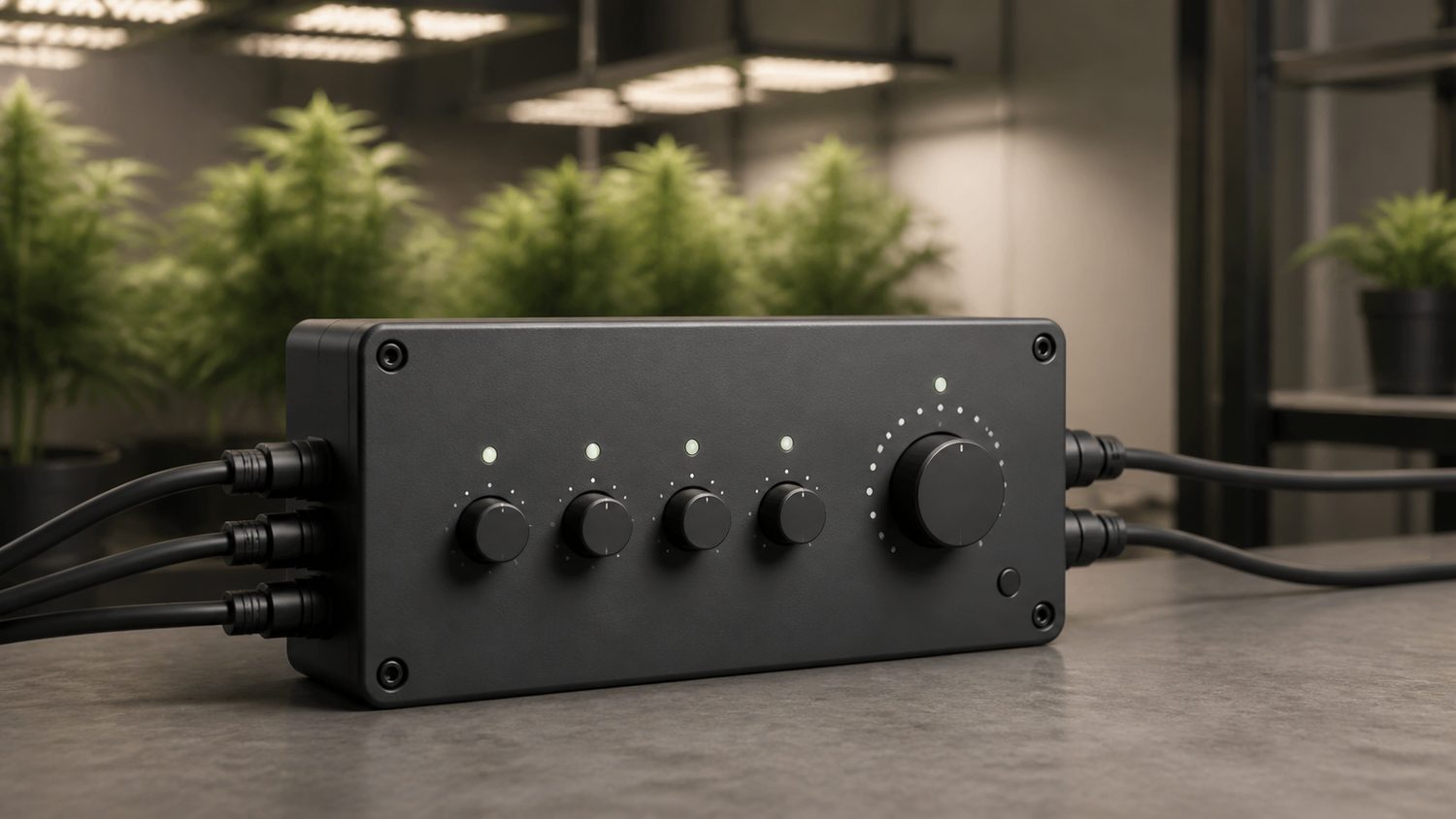 Illustration for light controller for grow room