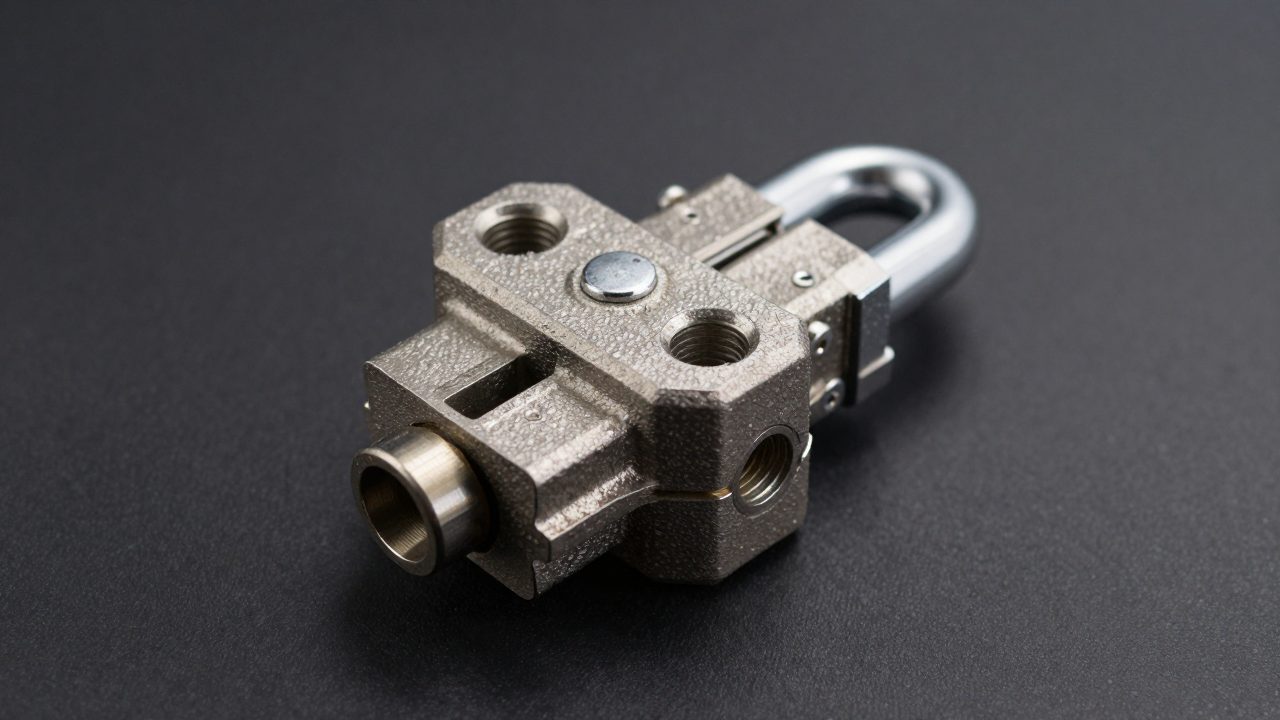 Illustration for lock on grease coupler