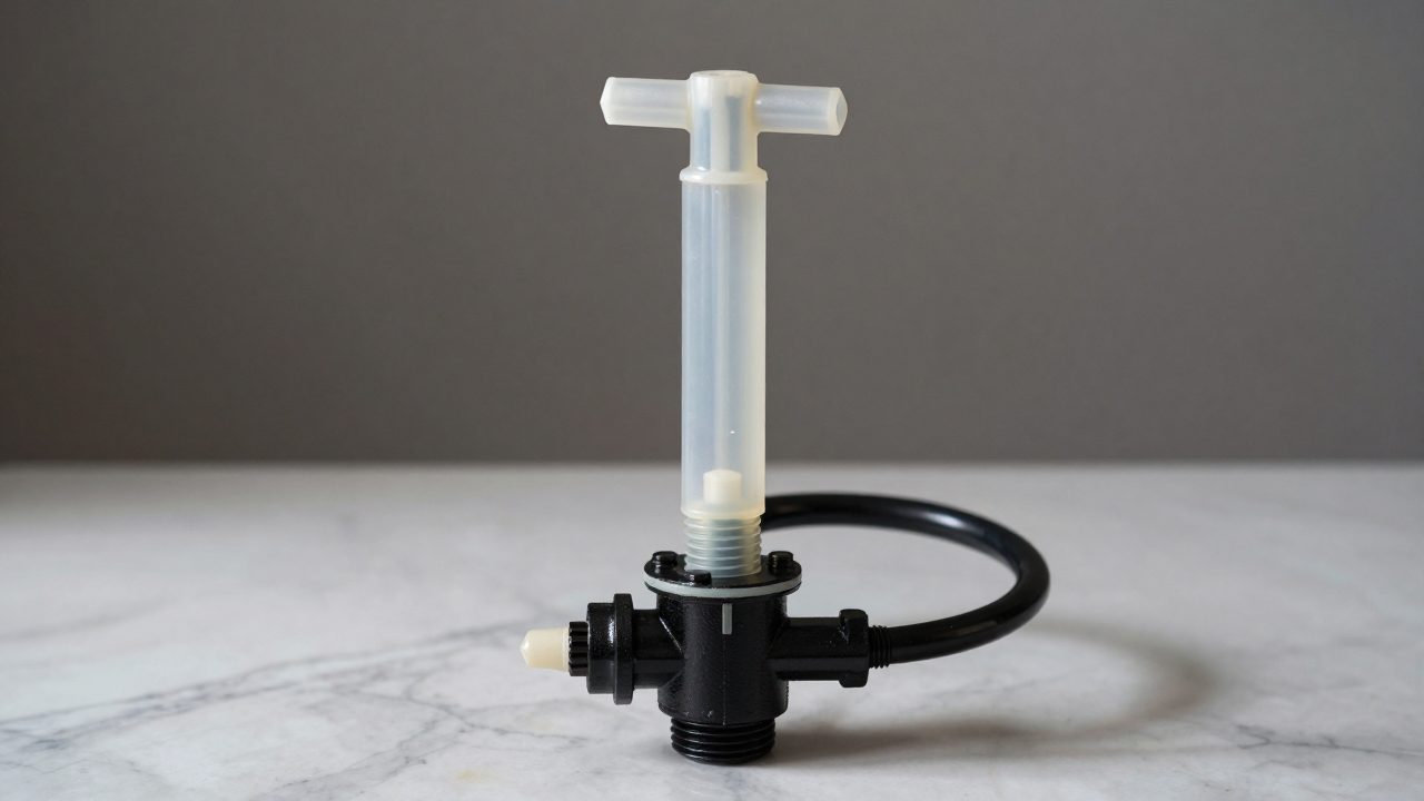 Illustration for lower unit oil pump