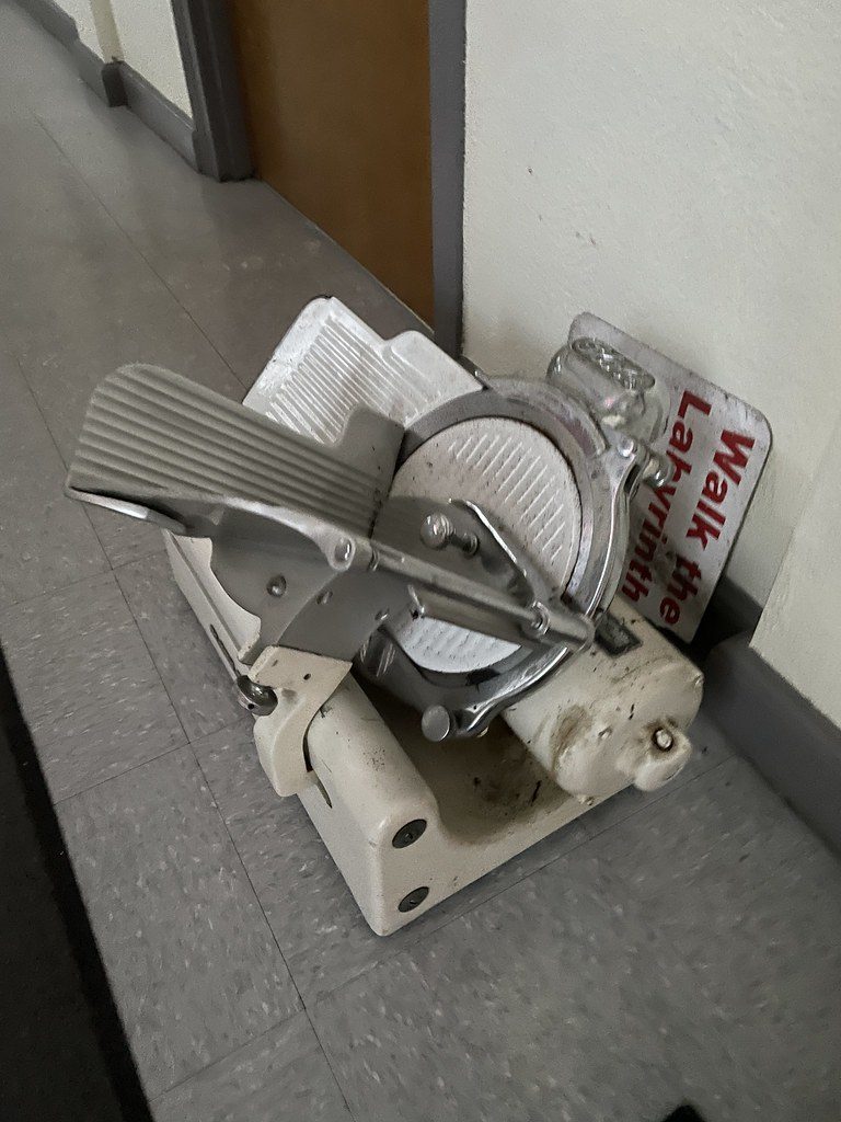 Random Meat Slicer On Floor