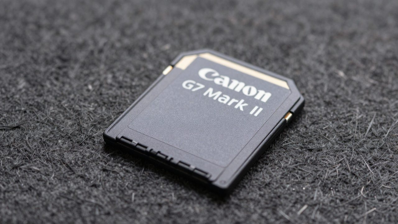 Illustration for memory card for canon powershot g7x mark ii