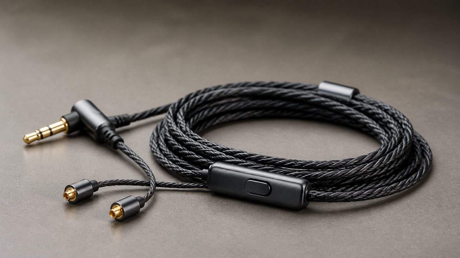 Illustration for mmcx cable with mic