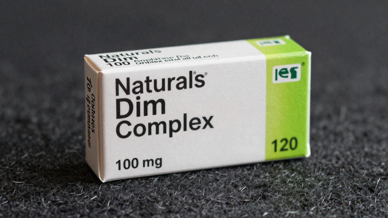 Illustration for naturals dim complex 100 mg 120 ct