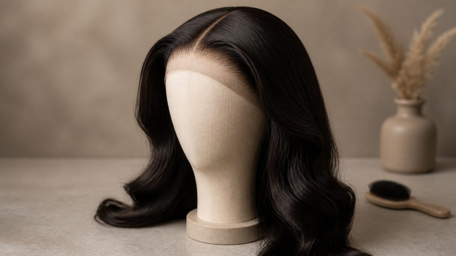Illustration for no glue lace wigs