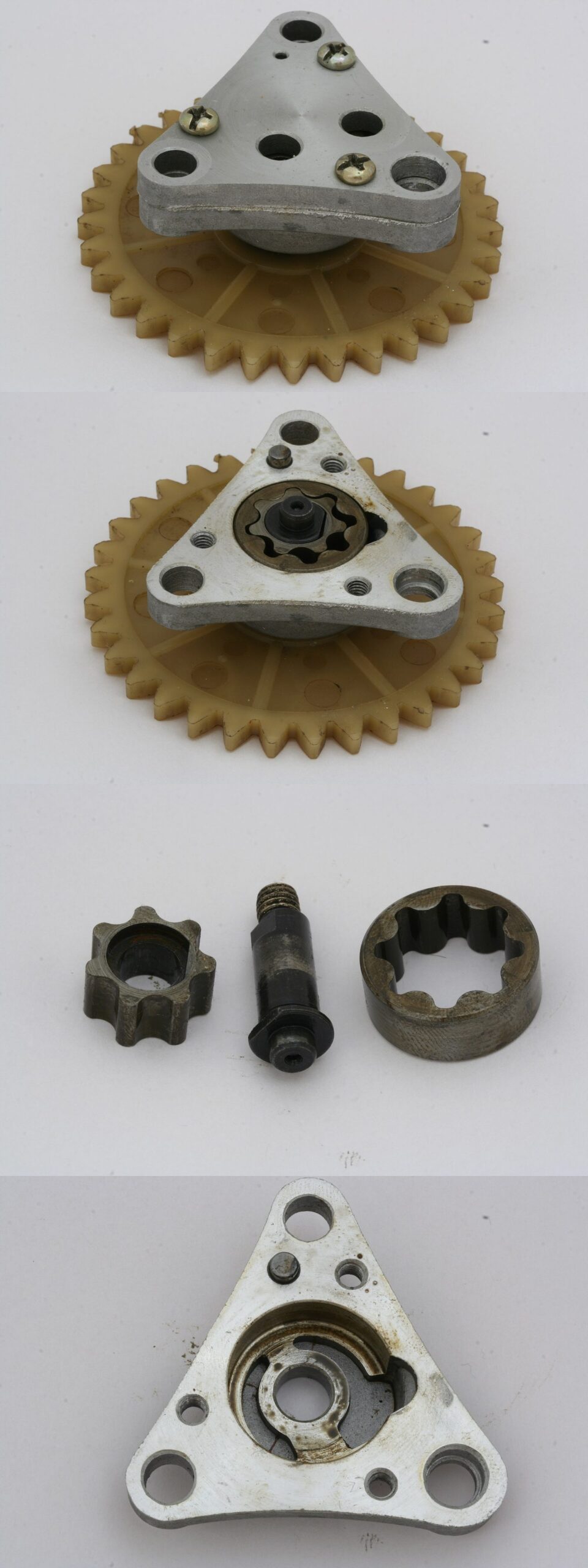 Gear type oil pump from 139QMB scooter engine