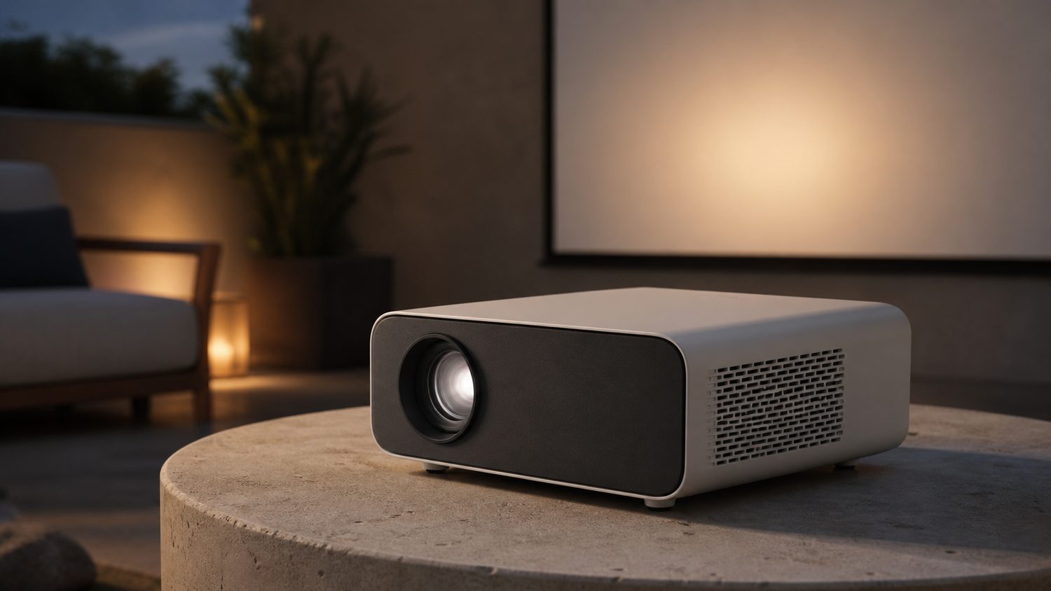 Illustration for outdoor projector under 300