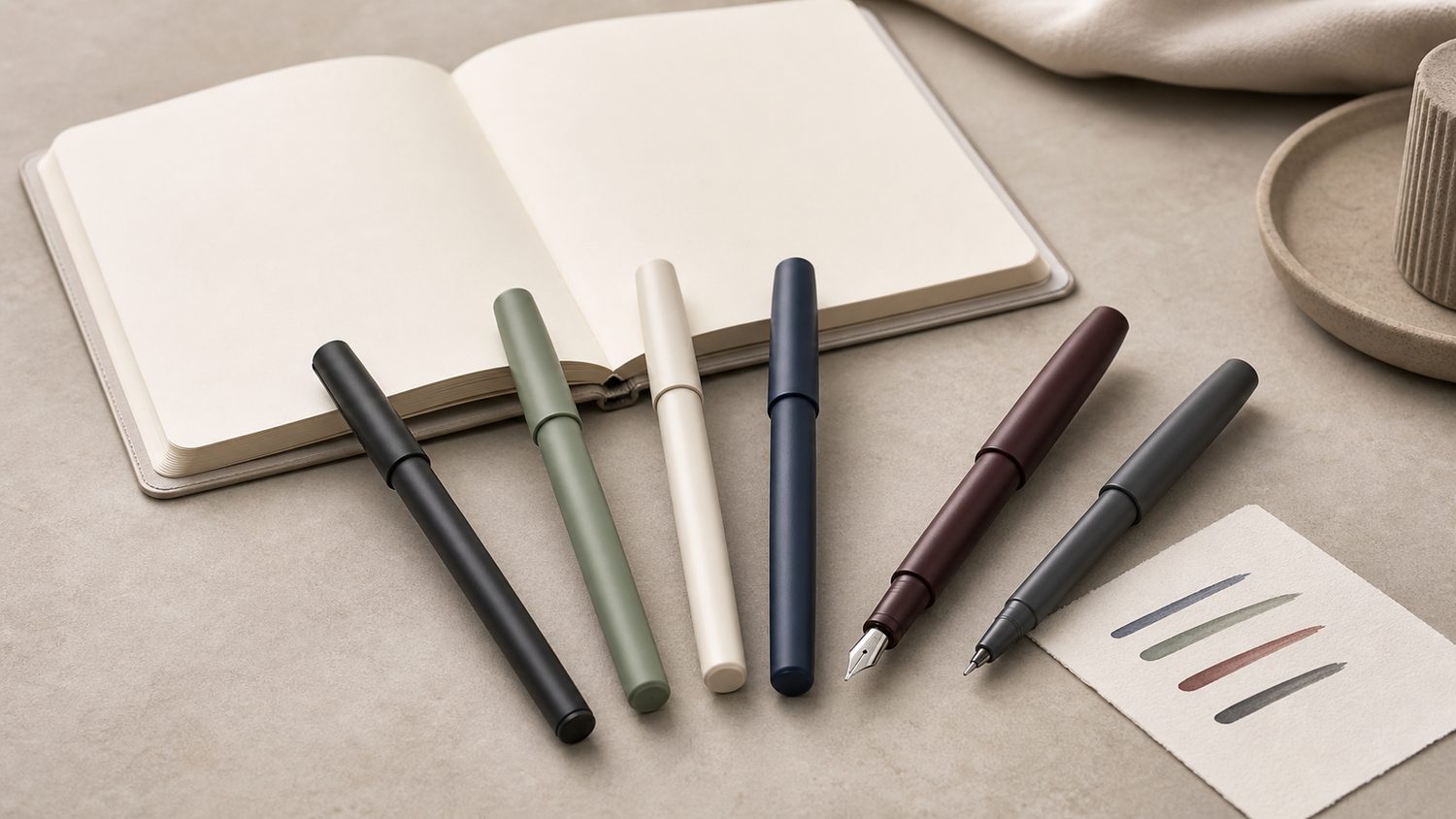 Illustration for pens for hobonichi weeks