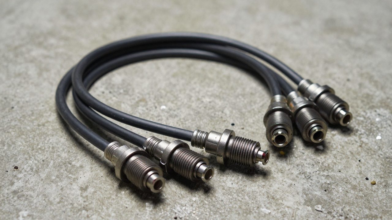 Illustration for plugs and wires for 6 0 vortec
