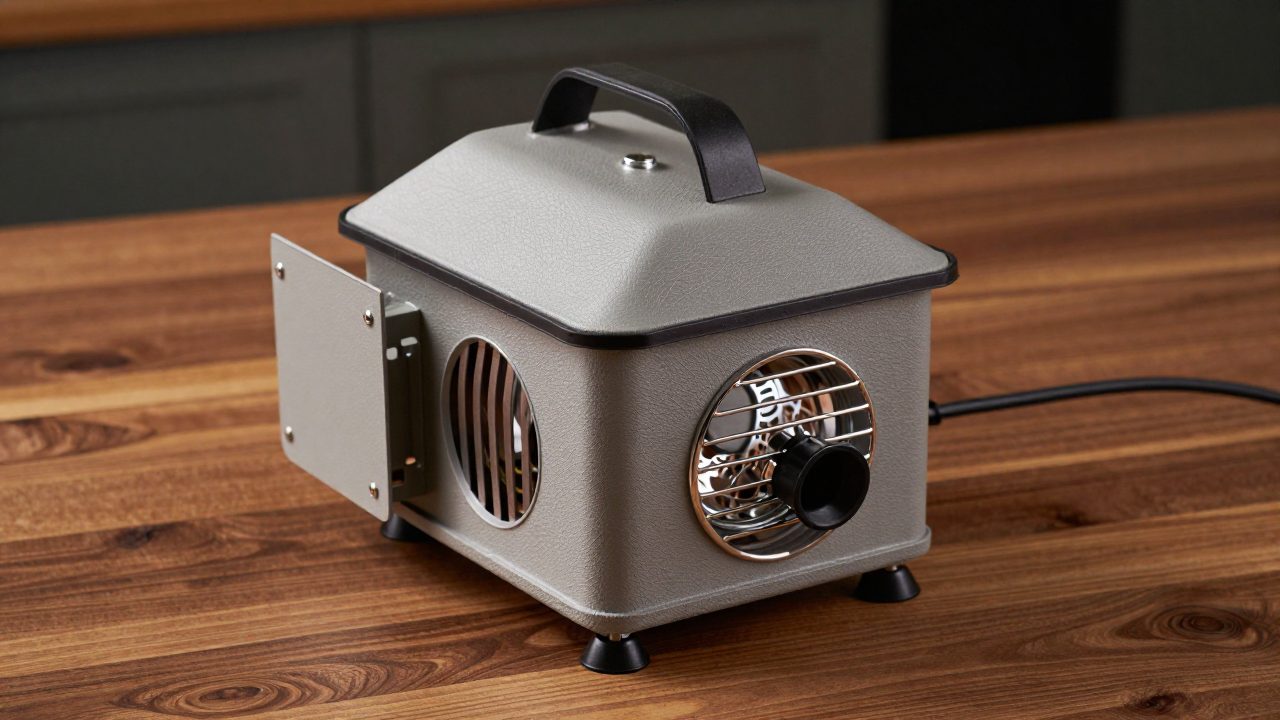 Illustration for portable fish house heater