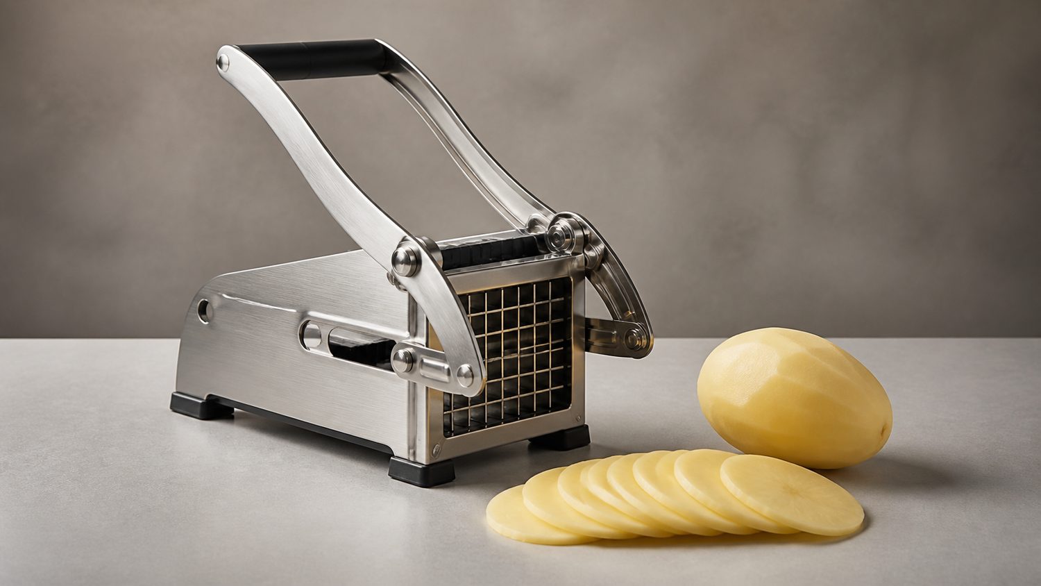 Illustration for potato slicer for chips