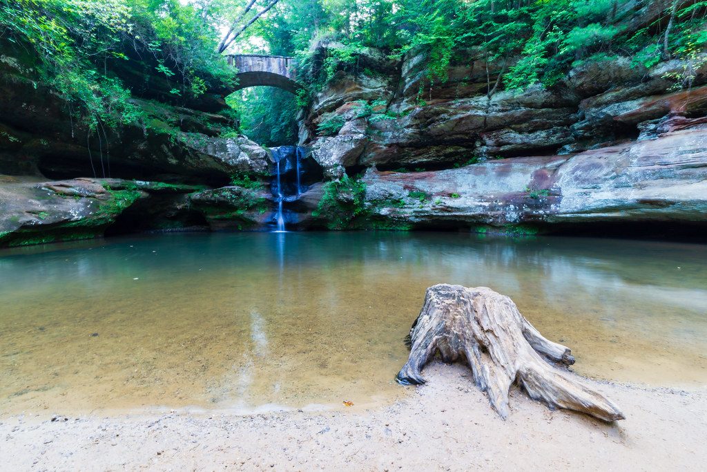 Old Man's Cave Upper Falls - Hocking Hills State Park