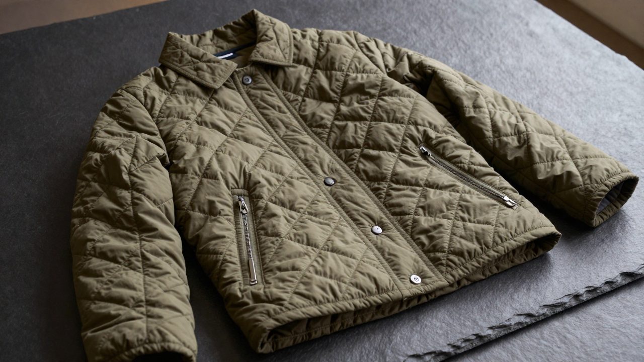Illustration for quilted jackets for women