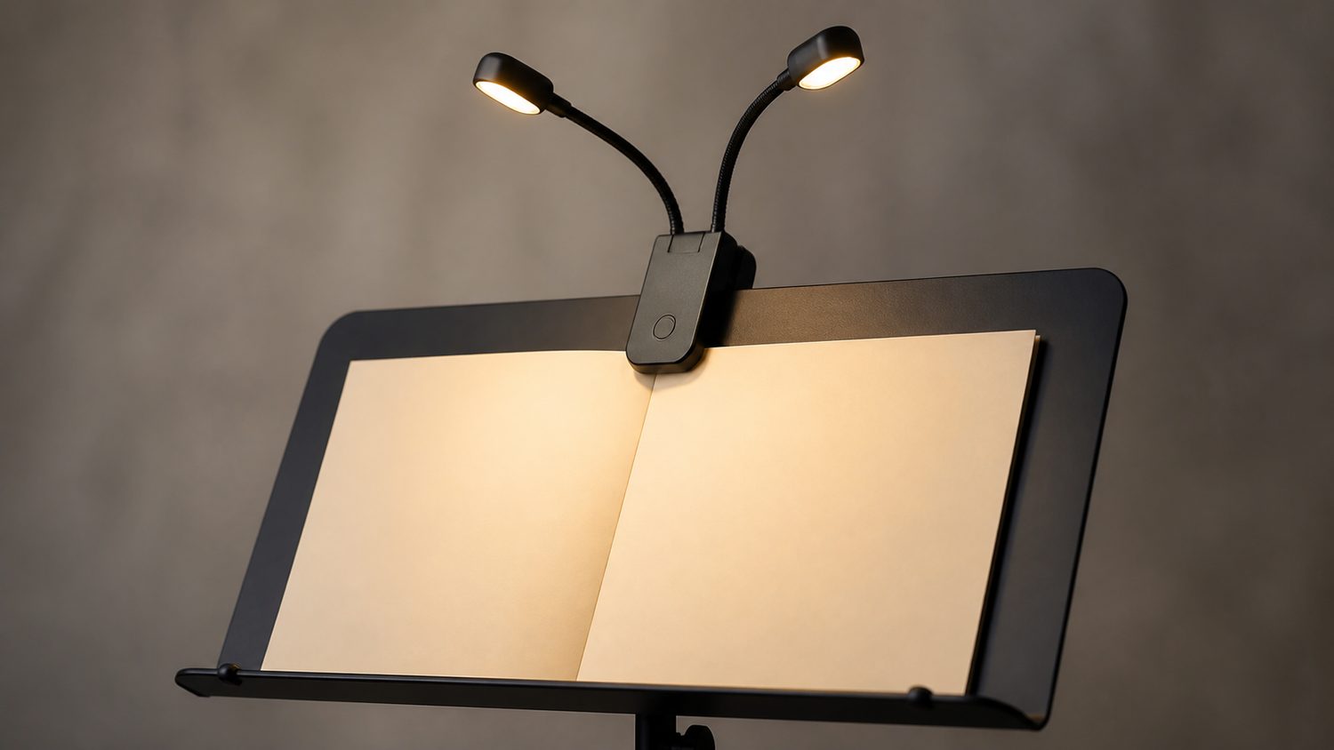 Illustration for rechargeable music stand light