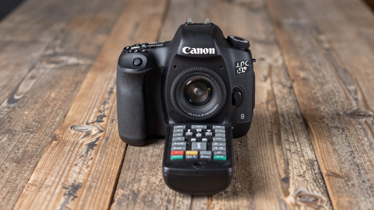 Illustration for remote for canon 5d mark iii