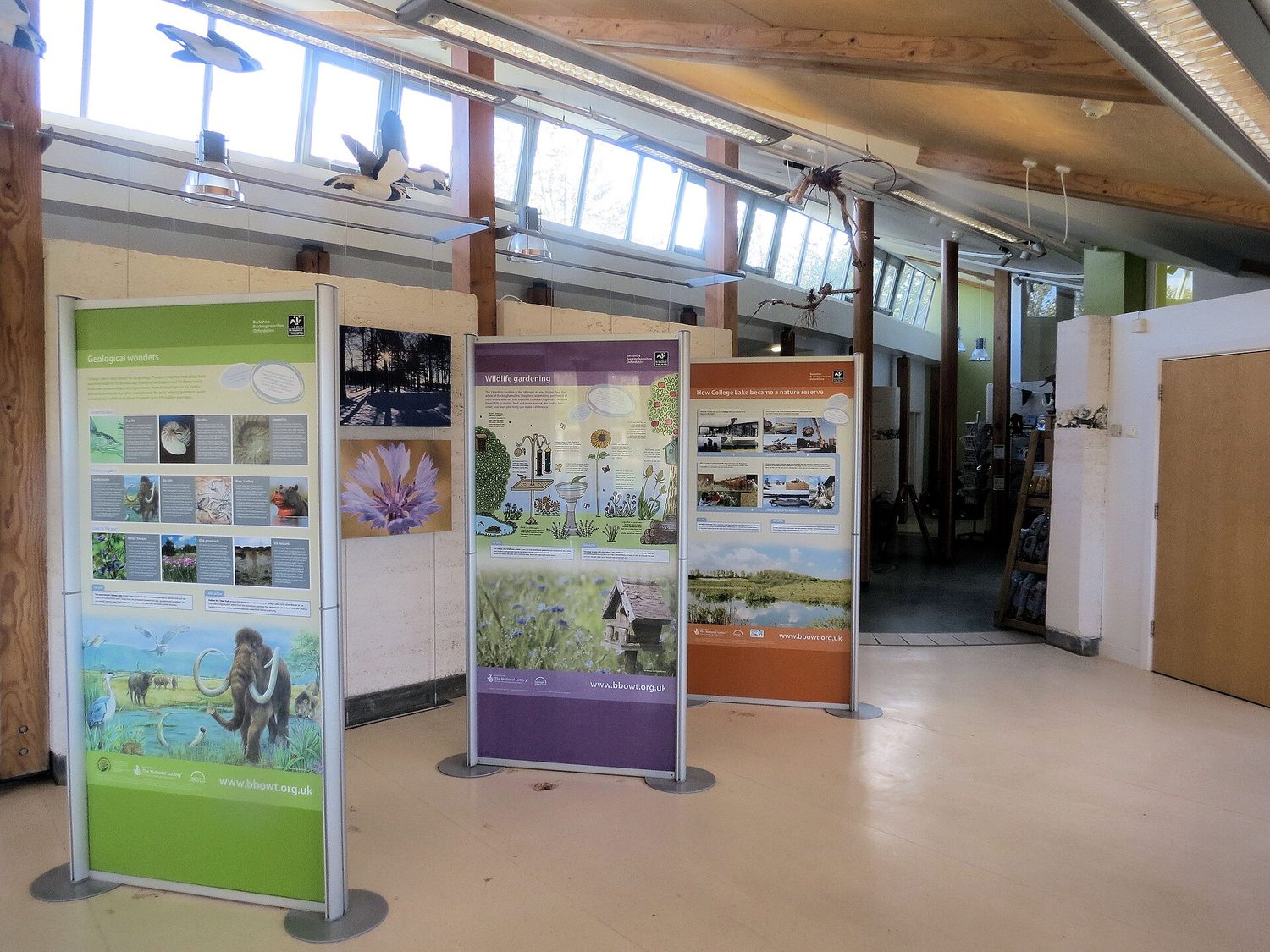 DIsplay Panels in the Visitor Centre, College Lake - geograph.org.uk - 4184984