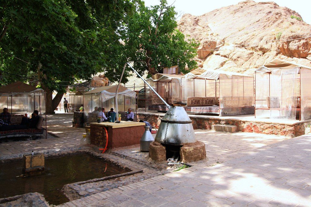 Rose water distillation @ Abyaneh, Iran
