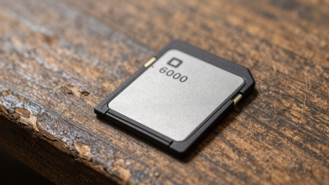 Illustration for sd card for a6000