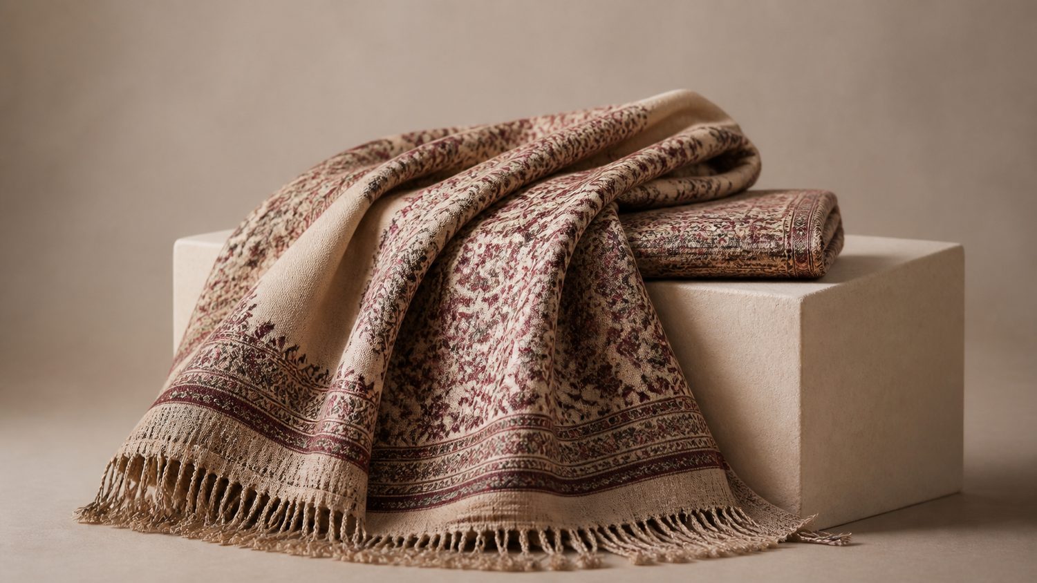 Illustration for shawls in india