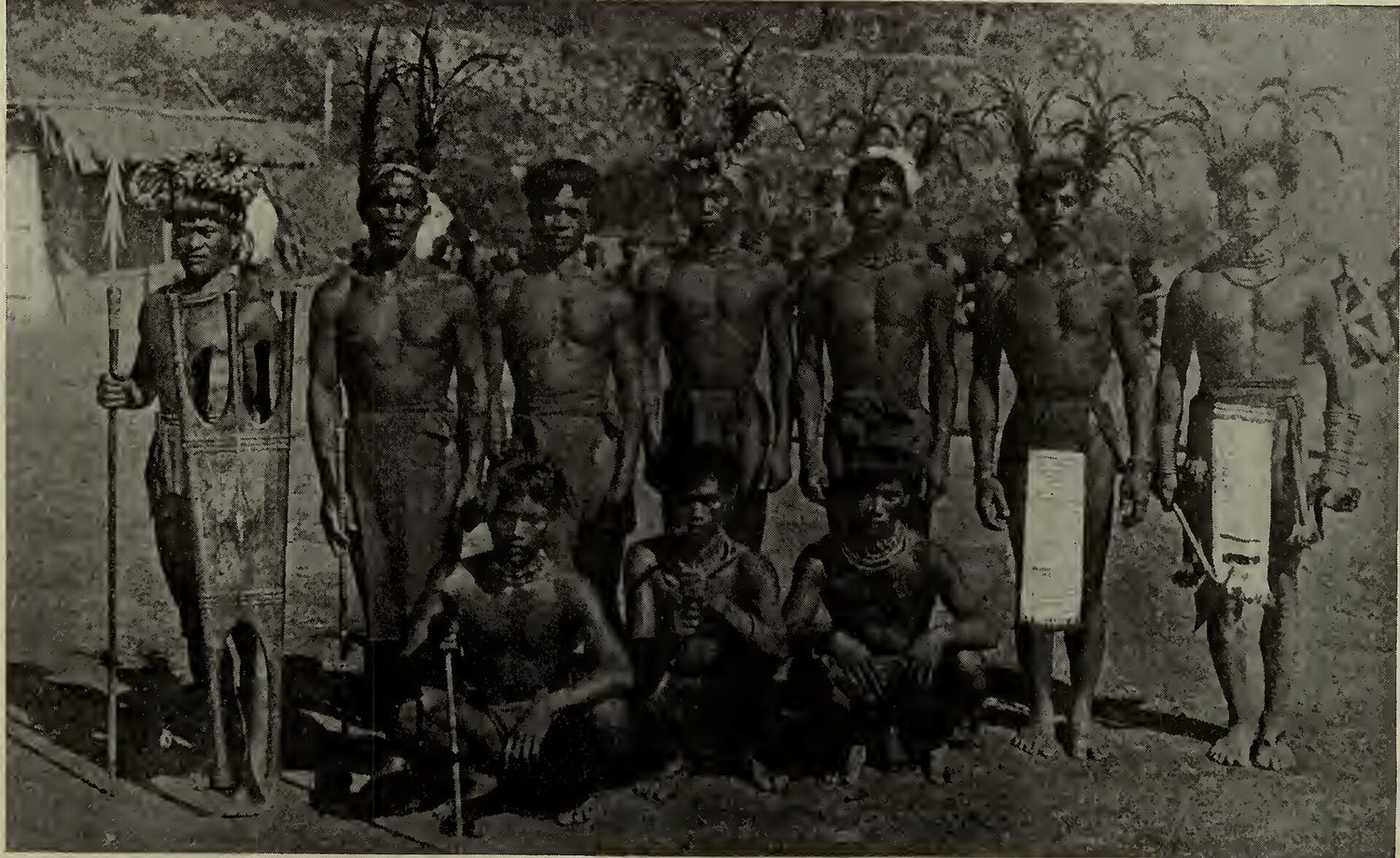 Soldiersfootmili00munsrich Fig19 Bontoc Igorrotes of Lubuagan-Note the undeformed type of foot in people who never wear shoes with spreading of the forefoot