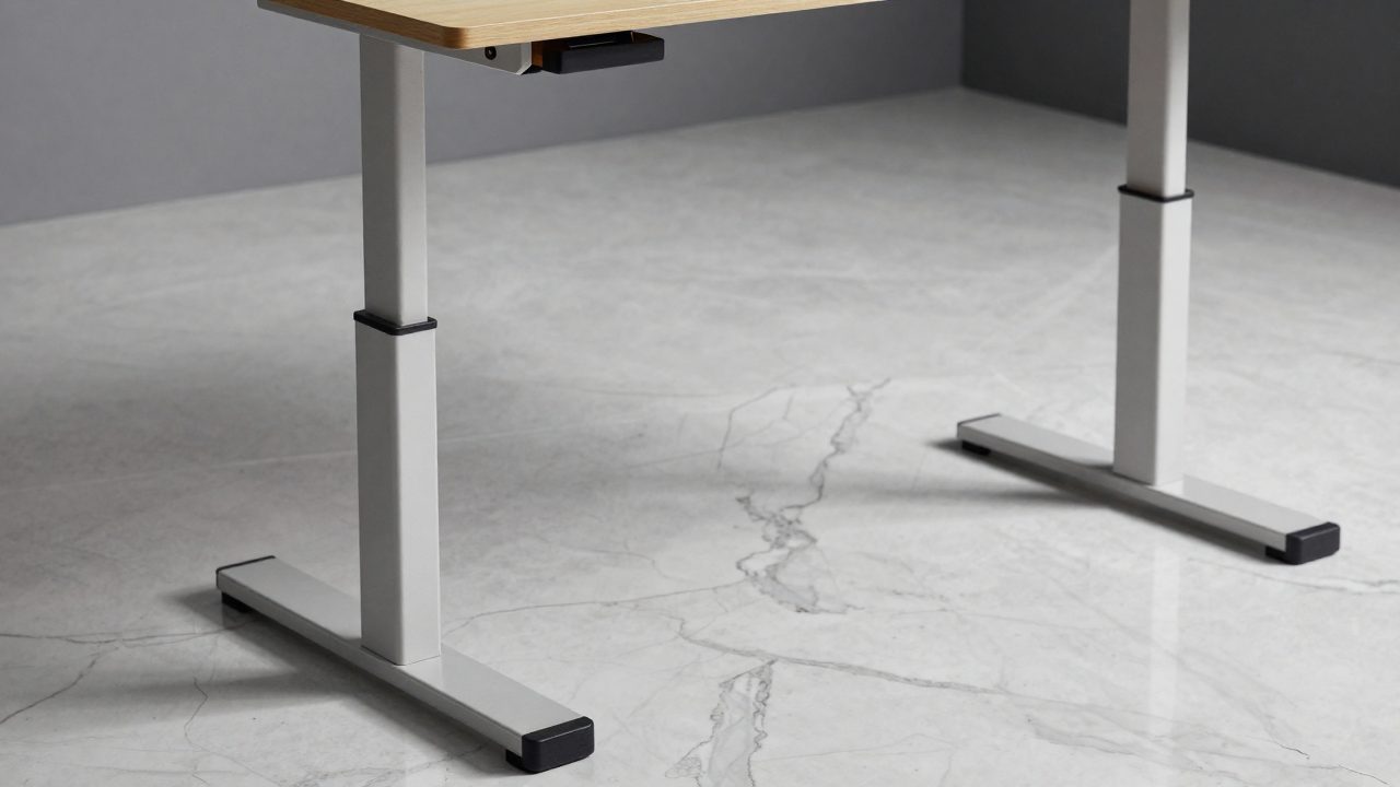 Illustration for sit stand desk for tall person