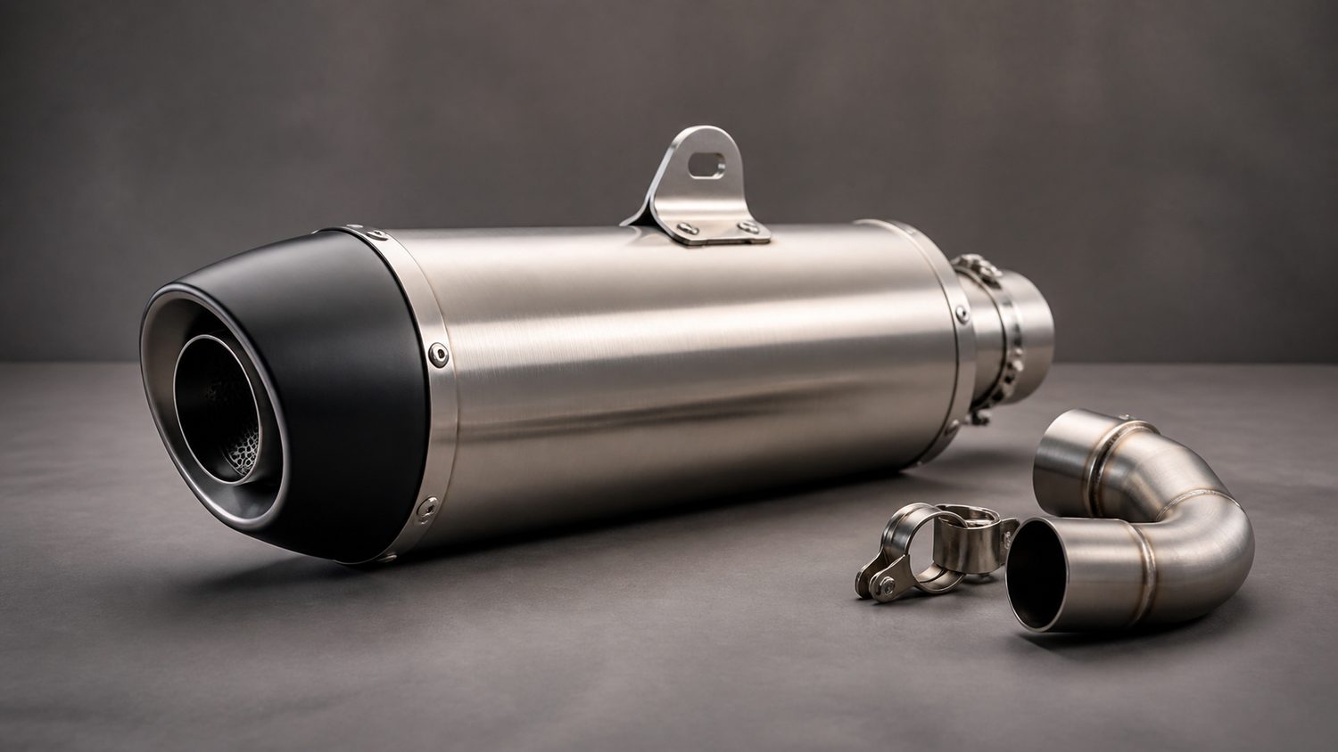 Illustration for slip on exhaust for sv650