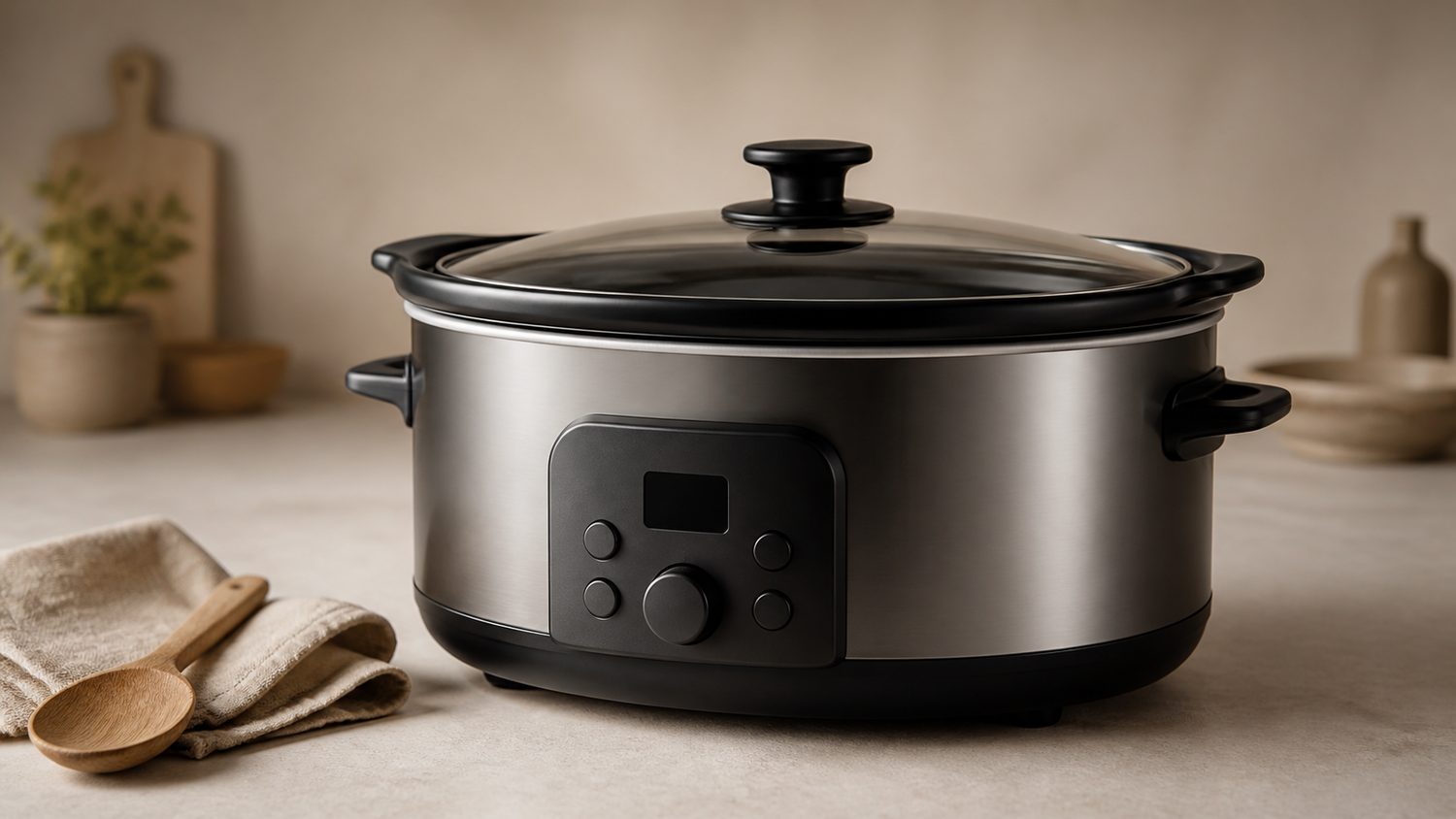 Illustration for slow cooker with delayed start