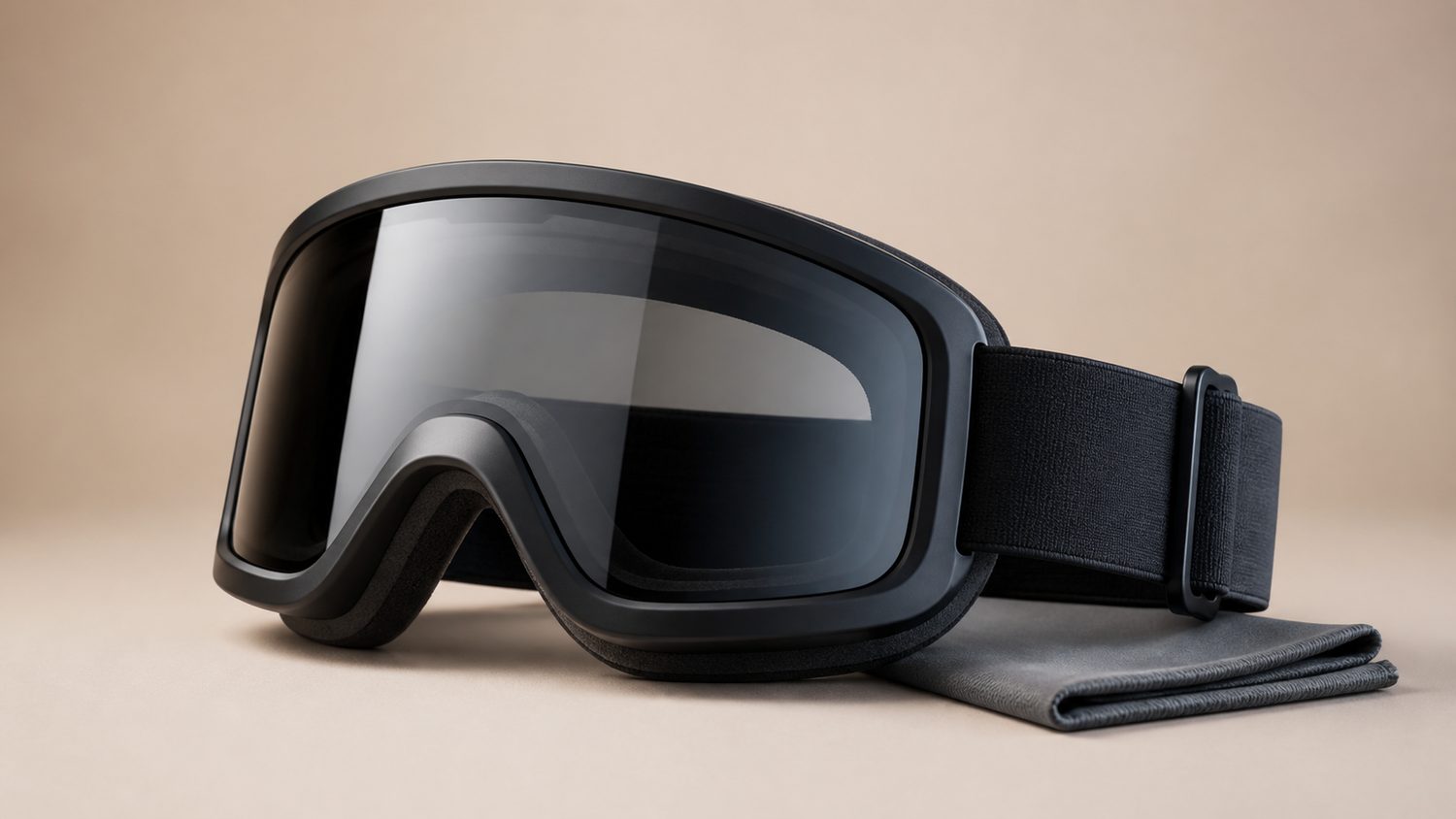 Illustration for snow goggles for asian face