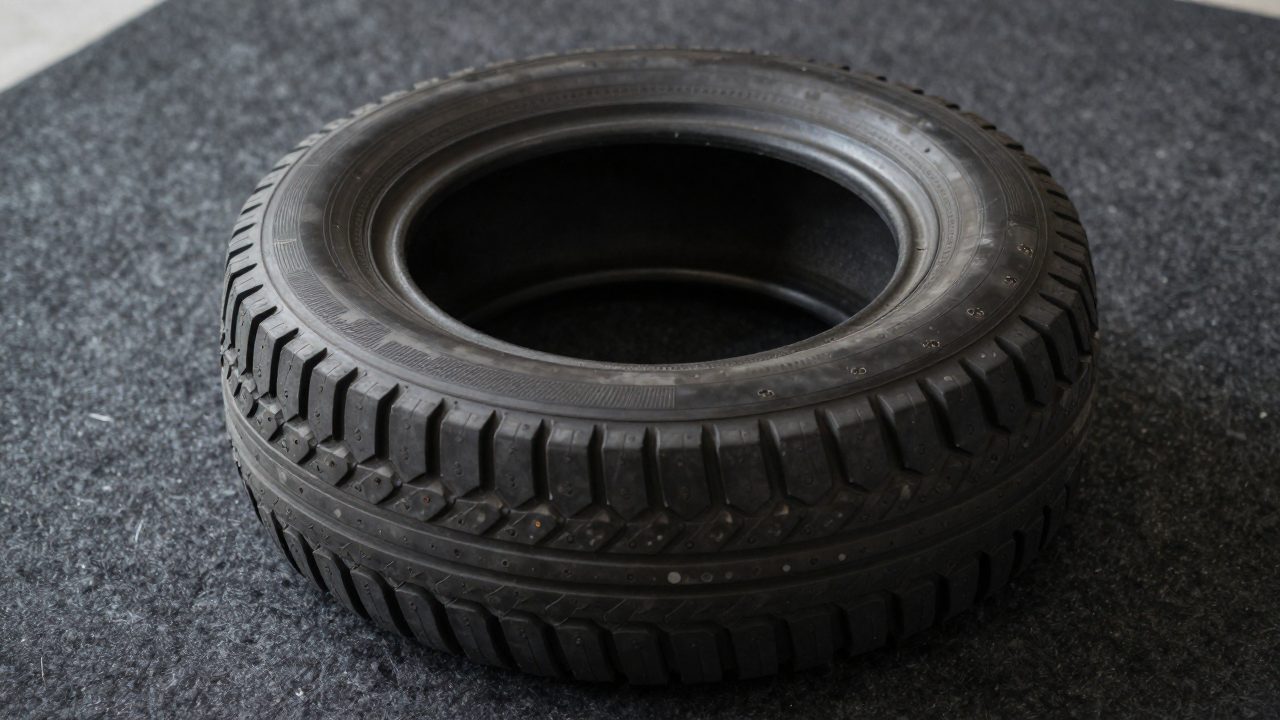 Illustration for spare tire bike rack