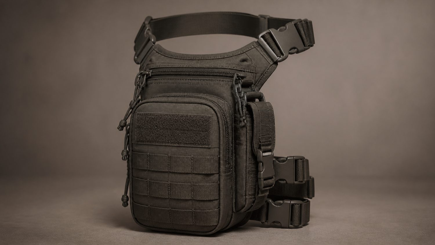 Illustration for tactical drop leg bag